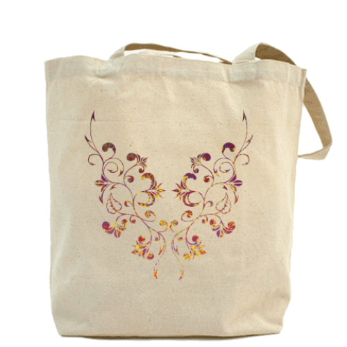 Сумка шоппер с принтом  узор