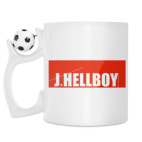 Кружка с футбольным мячиком