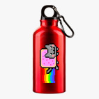 Металлическая бутылка 400 мл UV-DTF