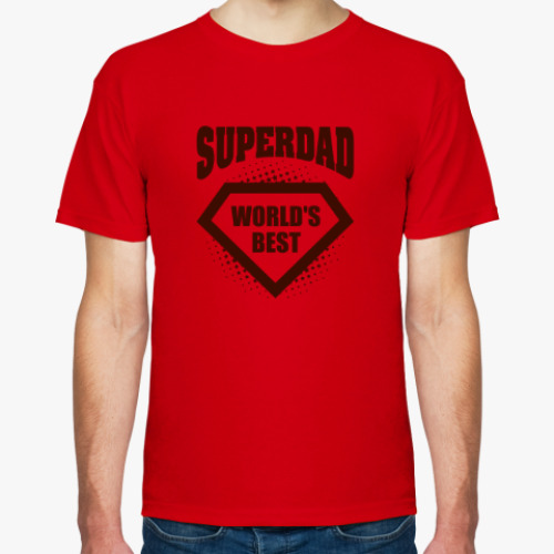 Футболка SUPERDAD world's best