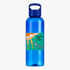 Прозрачная спортивная бутылка