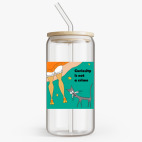 Банка с бамбуковой крышкой