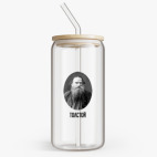 Банка с бамбуковой крышкой