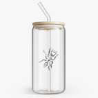 Банка с бамбуковой крышкой