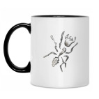 Кружка двухцветная