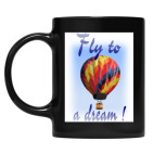 Кружка цветная UV-DTF