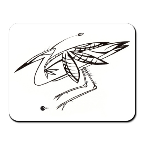 Коврик для мыши с принтом Аист