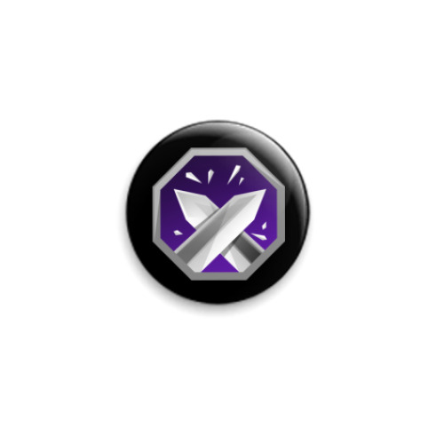 Значок 25мм с принтом  КВ