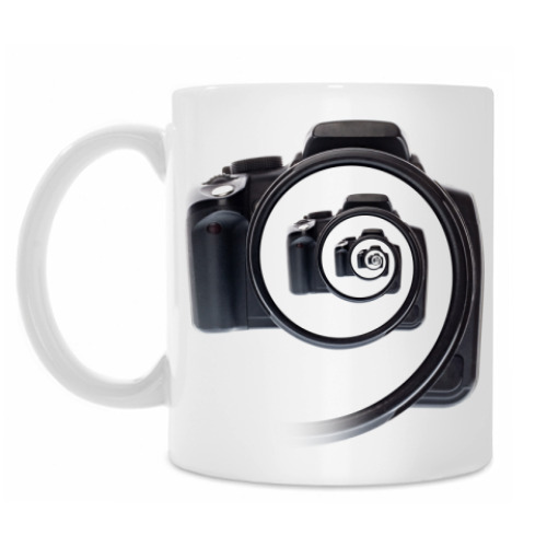 Кружка с принтом Бесконечный фотоаппарат