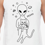 Инопланетянин с котиком