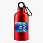 Металлическая бутылка 400 мл UV-DTF