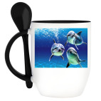 Кружка с ложкой