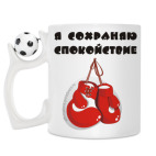 Кружка с футбольным мячиком