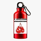 Металлическая бутылка 400 мл UV-DTF