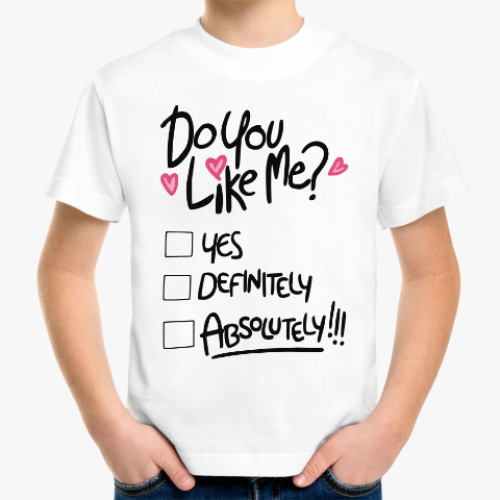 Детская футболка Gravity Falls - Do you like me
