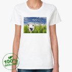 Женская футболка органик