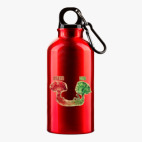 Металлическая бутылка 400 мл UV-DTF