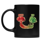 Кружка цветная UV-DTF