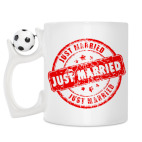 Кружка с футбольным мячиком