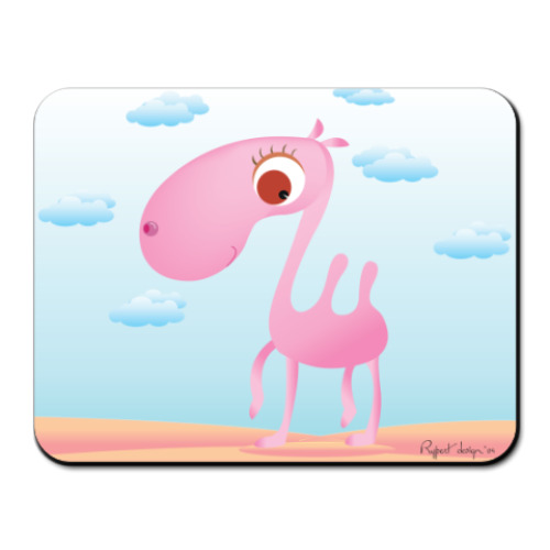 Коврик для мыши с принтом  Верблюжонок