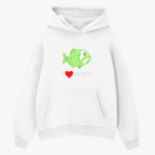 Толстовка худи оверсайз