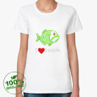 Женская футболка органик