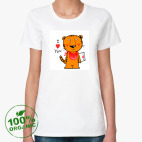 Женская футболка органик