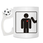 Кружка с футбольным мячиком
