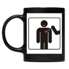 Кружка цветная UV-DTF