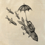 Рыба и зонтик