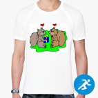 Мужская спортивная футболка