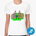 Женская спортивная футболка