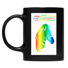 Кружка цветная UV-DTF