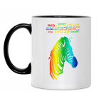 Кружка двухцветная