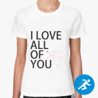 Женская спортивная футболка