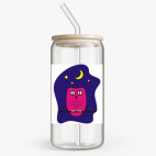 Банка с бамбуковой крышкой