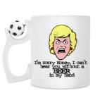 Кружка с футбольным мячиком