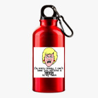 Металлическая бутылка 400 мл UV-DTF