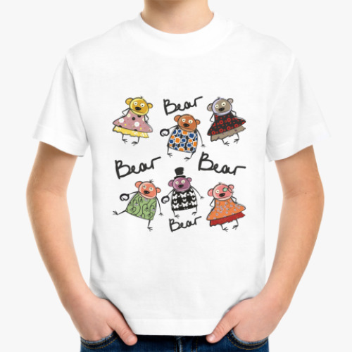 Детская футболка 'Медведы'