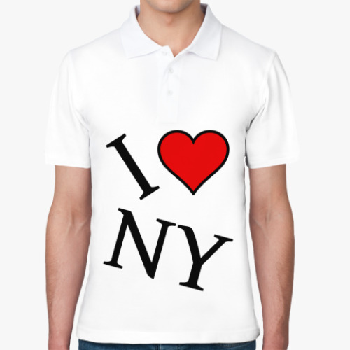 Рубашка поло I love NY