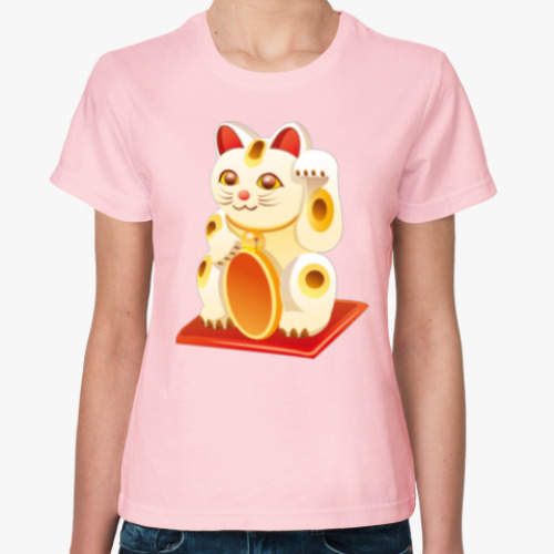 Женская футболка Lucky Cat