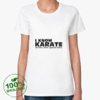 Женская футболка органик