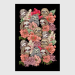 Ленивцы в цветах