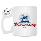 Кружка с футбольным мячиком