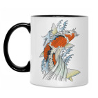 Кружка двухцветная