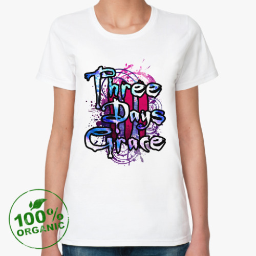 Женская футболка из органик-хлопка Three Days Grace