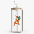 Банка с бамбуковой крышкой