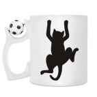 Кружка с футбольным мячиком