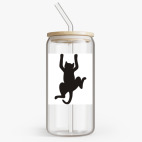 Банка с бамбуковой крышкой