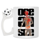 Кружка с футбольным мячиком
